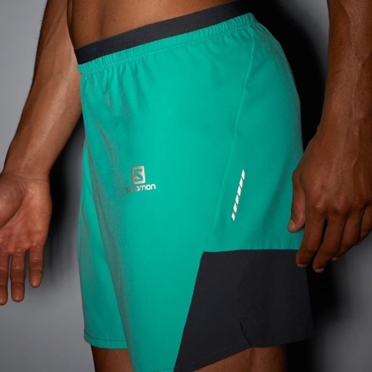 Bermudas Salomon Cross 7'' No Liner Hombre Turquesa | MX NCUL701